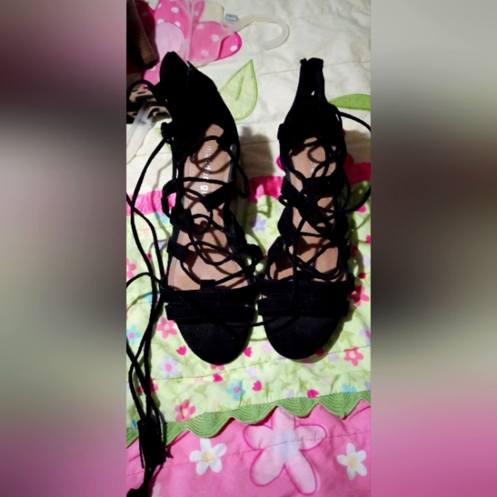 Lace up heels